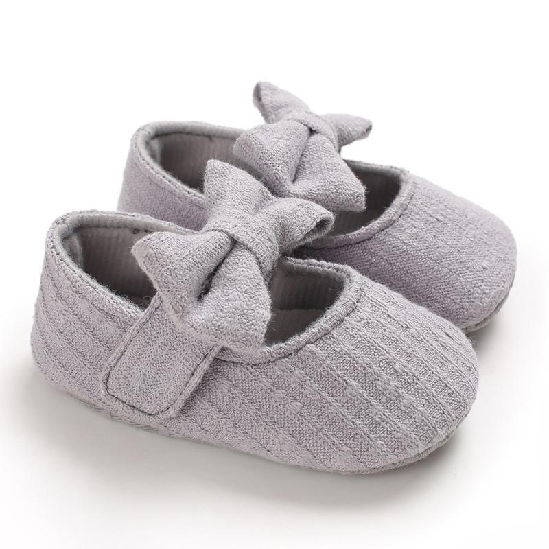 Bowknot Decor Slip-on Shoes for Baby Girl Shoes