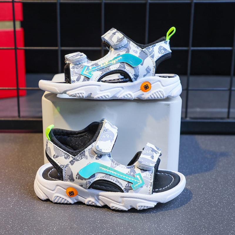 trendy girl clothes Toddler Boy's Letter Print Sandals 