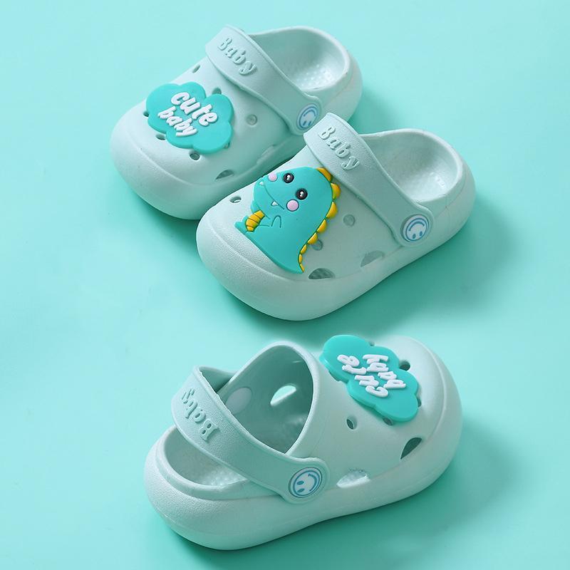 childrens clothing in bulk Toddler Letter Pattern Hole Sandals 