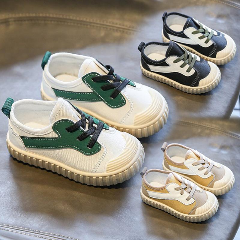 children's jeans Toddler Boy Color-block Canvas Shoes 