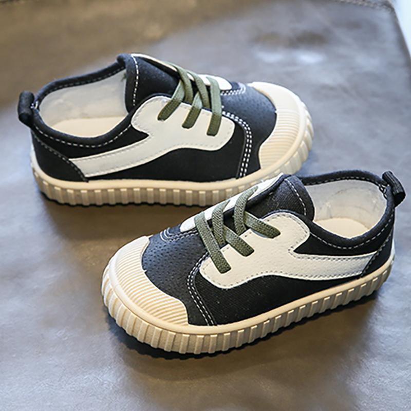 children's jeans Toddler Boy Color-block Canvas Shoes 