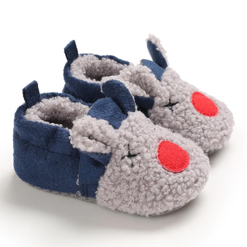 Set of Feet Thick Shoes for Baby Girl