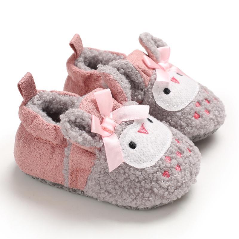 Set of Feet Thick Shoes for Baby Girl
