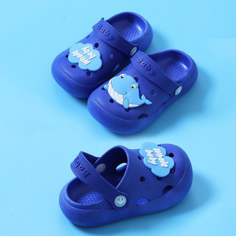 childrens clothing in bulk Toddler Letter Pattern Hole Sandals 