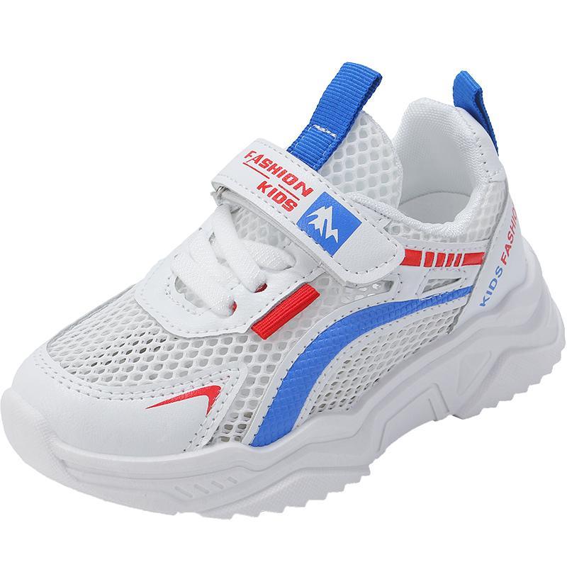 baby clothes suppliers Kid Boy's Letter Pattern Mesh Surface Sports Shoes 