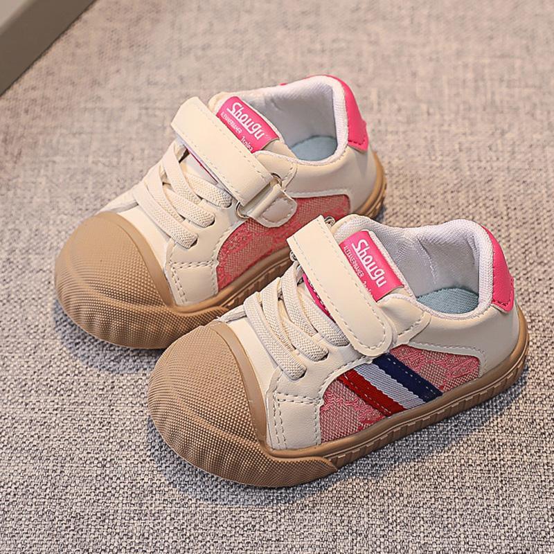 trendy kids clothing Toddler Boy Letter Pattern Velcro Canvas Shoes 