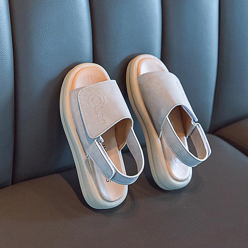 baby clothes Toddler Girl Letter Print Velcro Strap Sandals 