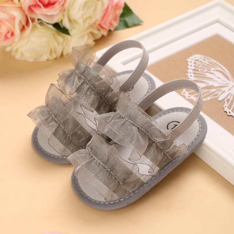 Baby Girl Lace Trim Shoes Children's Clothing