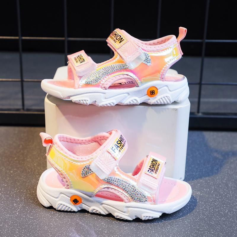 baby infant clothes Kid Girl's Lettered Pattern Sandals 
