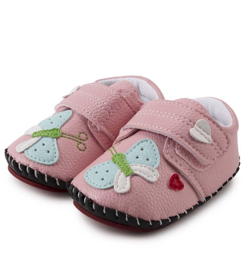 Baby Girls Butterfly Cartoon Soft Flat Shoes