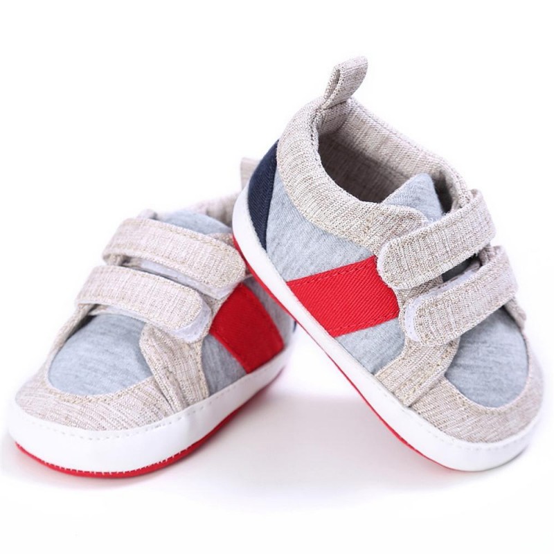 Baby Boys Canvas Magic Tape Casual Sneakers Baby Shoes