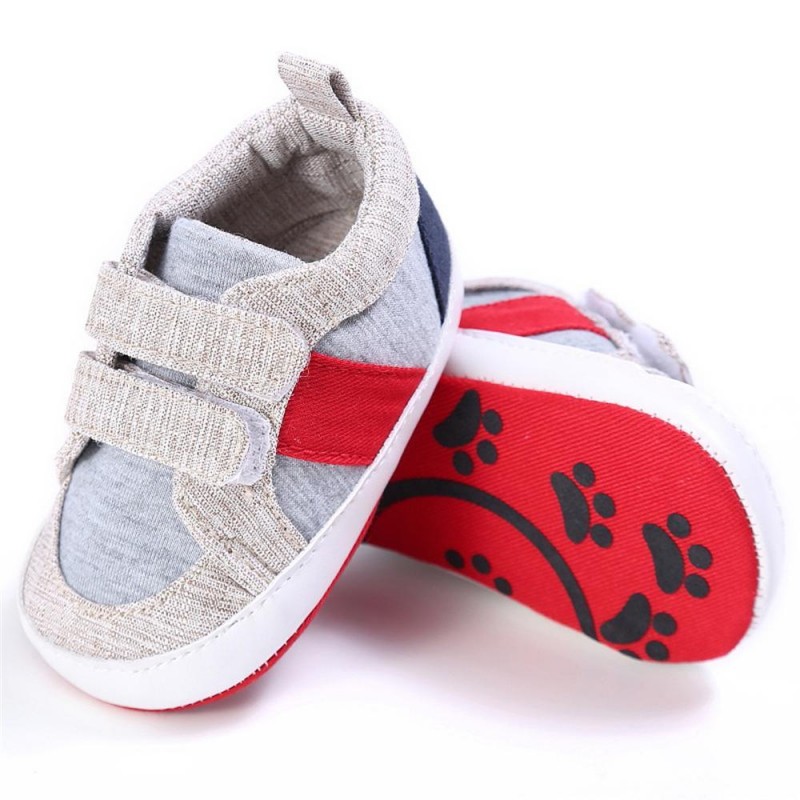 Baby Boys Canvas Magic Tape Casual Sneakers Baby Shoes