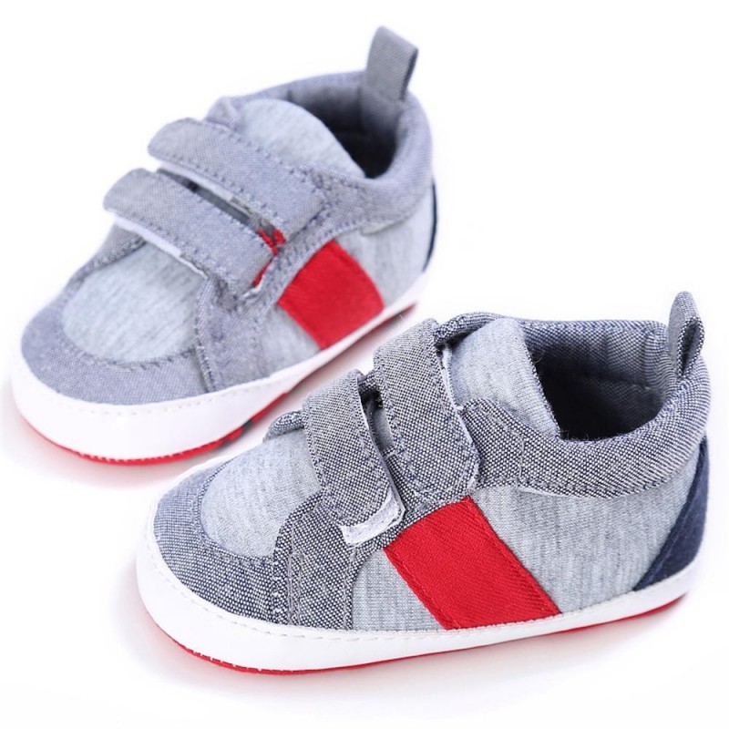 Baby Boys Canvas Magic Tape Casual Sneakers Baby Shoes
