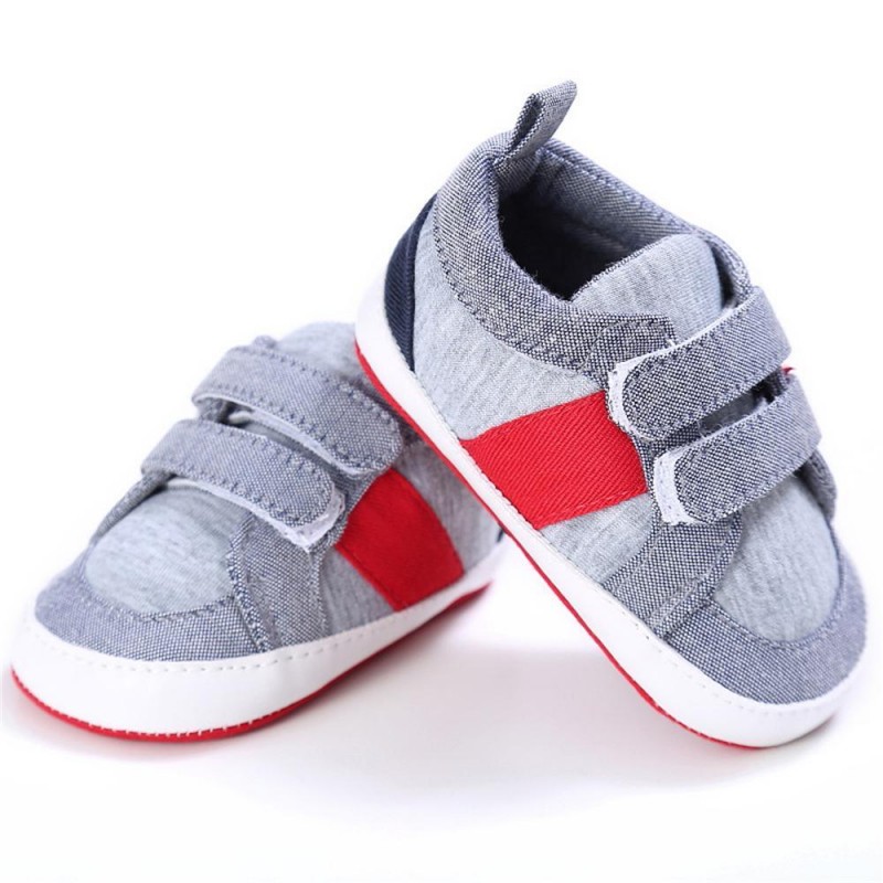 Baby Boys Canvas Magic Tape Casual Sneakers Baby Shoes
