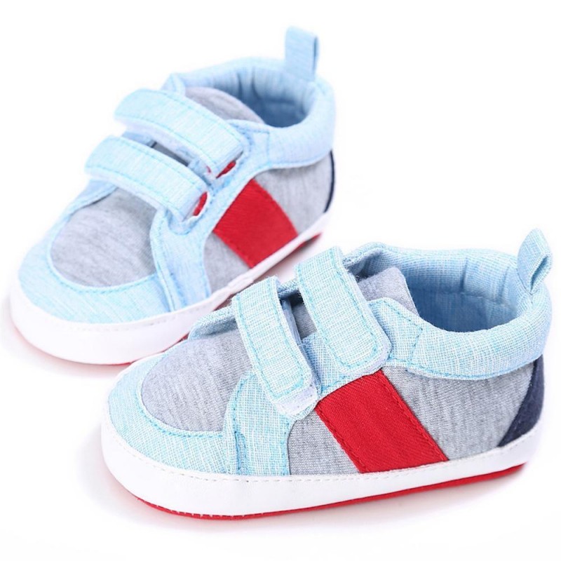 Baby Boys Canvas Magic Tape Casual Sneakers Baby Shoes