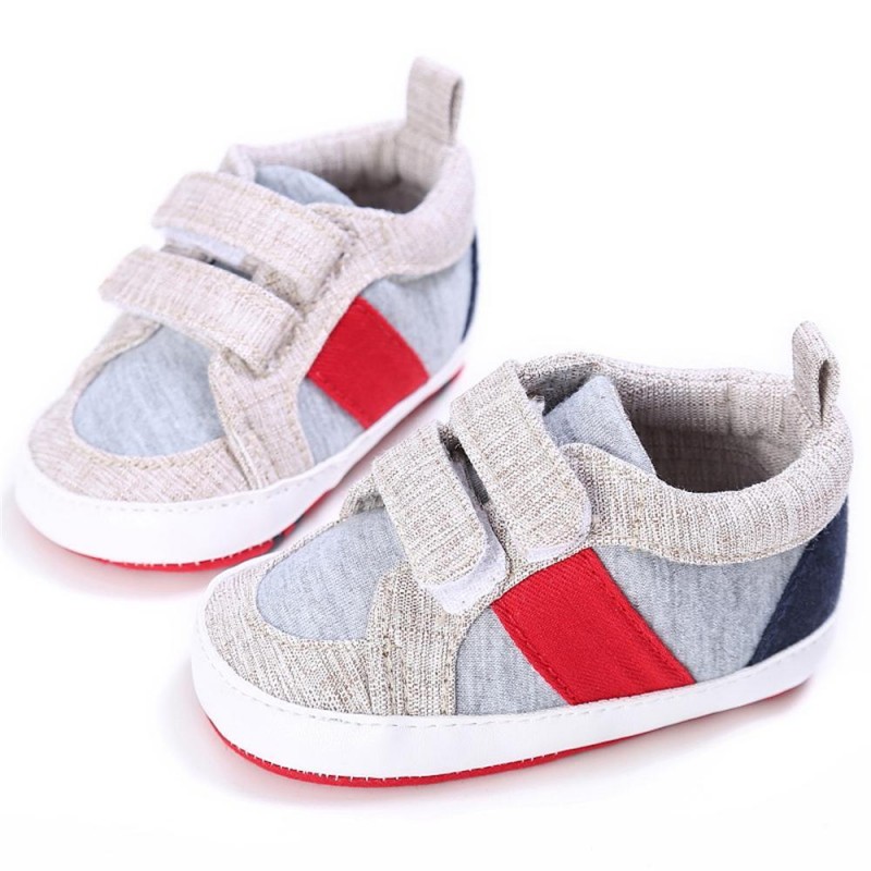 Baby Boys Canvas Magic Tape Casual Sneakers Baby Shoes