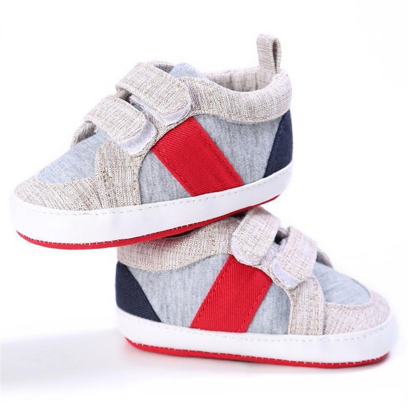 Baby Boys Canvas Magic Tape Casual Sneakers Baby Shoes