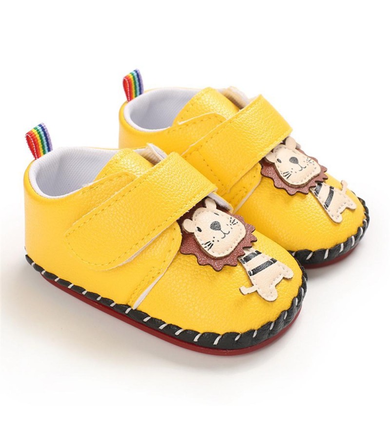 Baby Boys Cartoon Magic Tape Flats Baby Shoes Suppliers