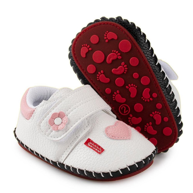 Baby Girls Comfy Magic Tape Toddler Flat Shoes
