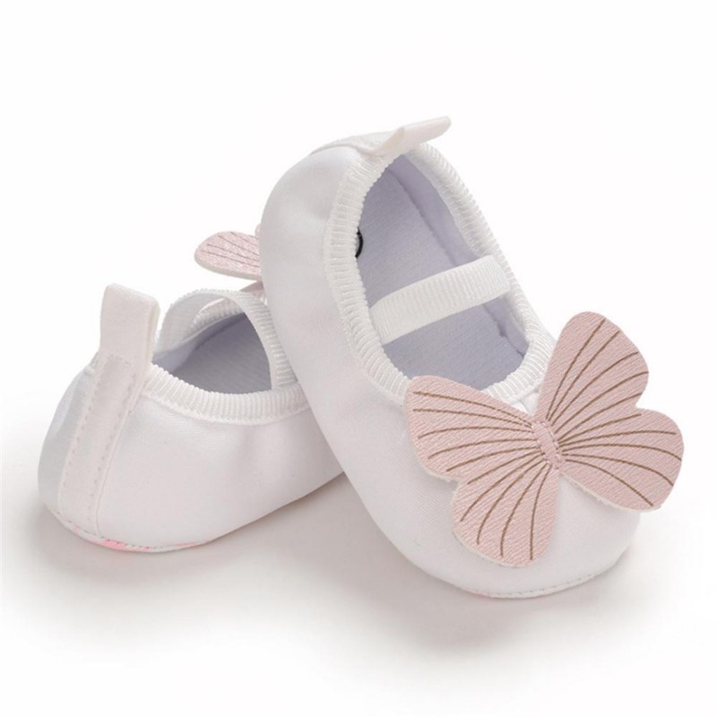 Baby Girls Slip On Butterfly Soft Flats Kids Shoes