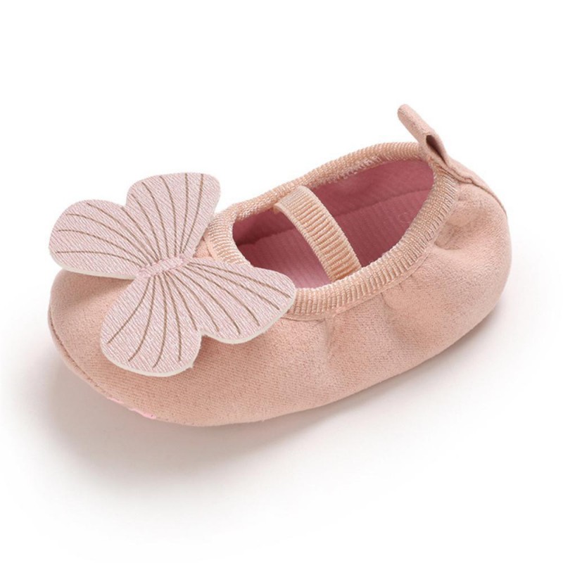 Baby Girls Slip On Butterfly Soft Flats Kids Shoes