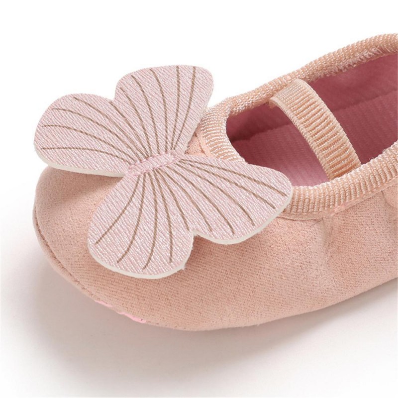 Baby Girls Slip On Butterfly Soft Flats Kids Shoes