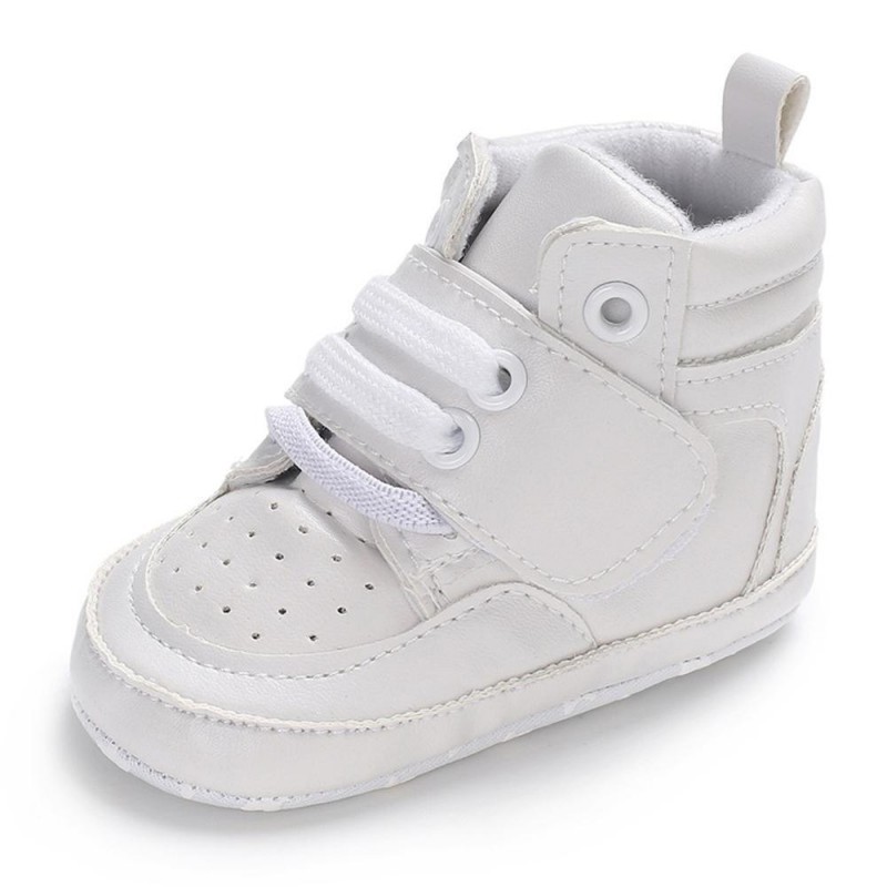 Baby Boys High Top Breathable Magic Tape Sneakers Kid Shoes