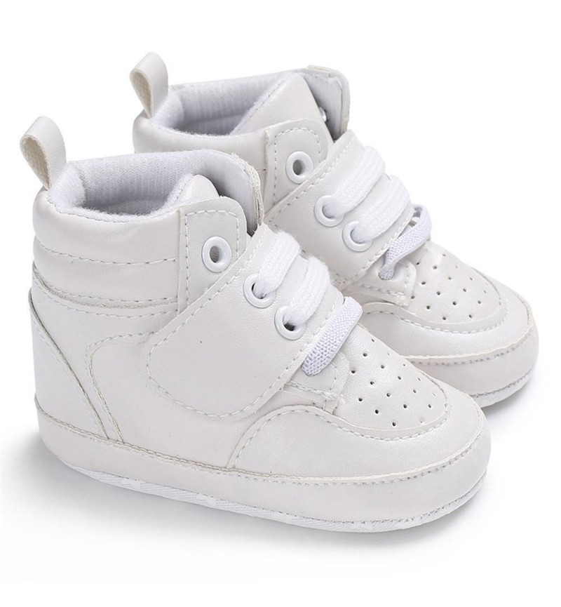 Baby Boys High Top Breathable Magic Tape Sneakers Kid Shoes