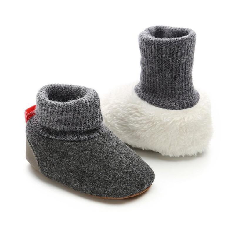 Baby High Tube Soft Soled Foldable Snow Boots Kid Shoes