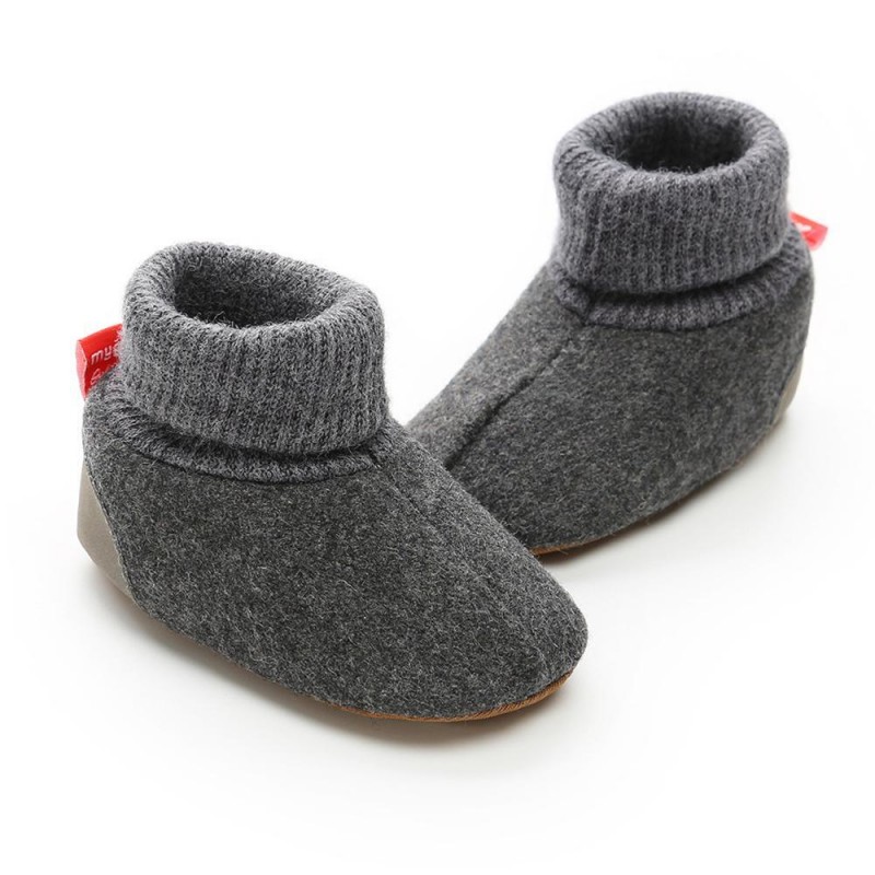 Baby High Tube Soft Soled Foldable Snow Boots Kid Shoes