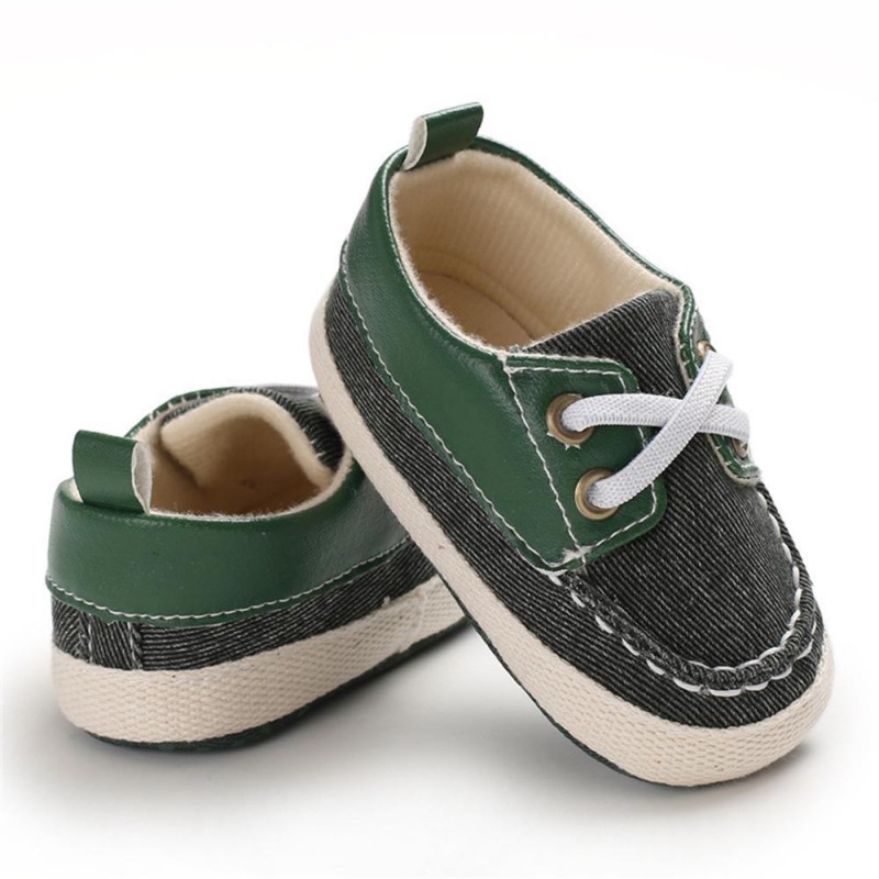 Baby Boys Lace Up Color Block Sneakers Children Shoes 