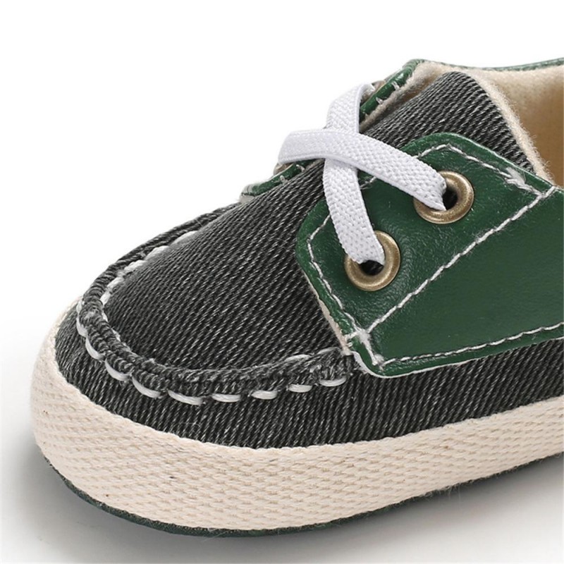 Baby Boys Lace Up Color Block Sneakers Children Shoes 