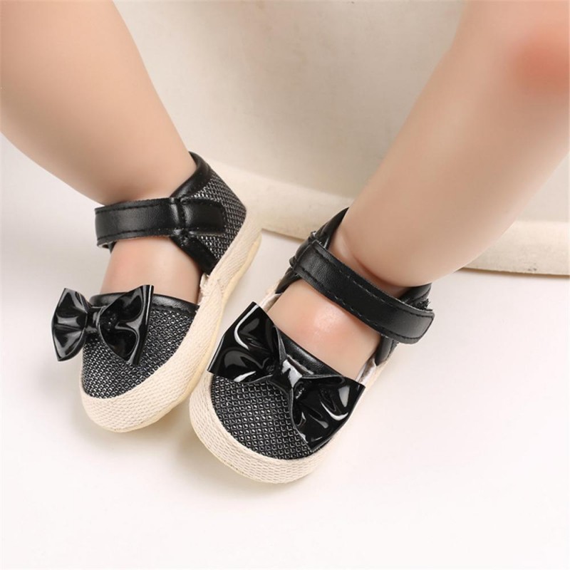 Girls Magic Tape Bow Decor Sandals Girls Shoes 