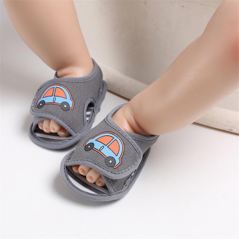 Baby Canvas Magic Tape Cartoon Cartoon Sandals Toddler Shoes
