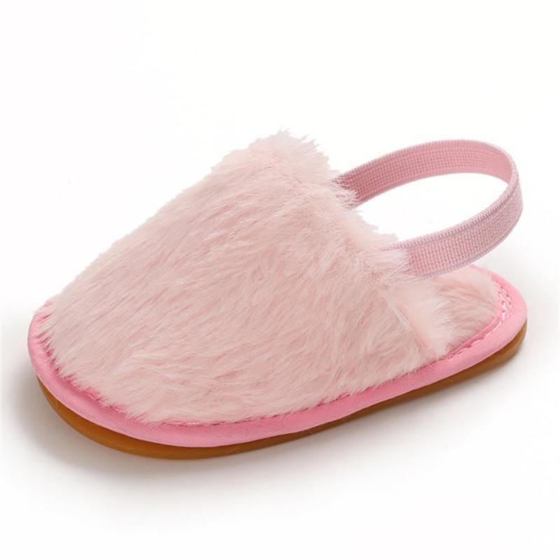 Baby Non-slip Fur Shoes Casual Sandals Baby Boys Winter Shoes