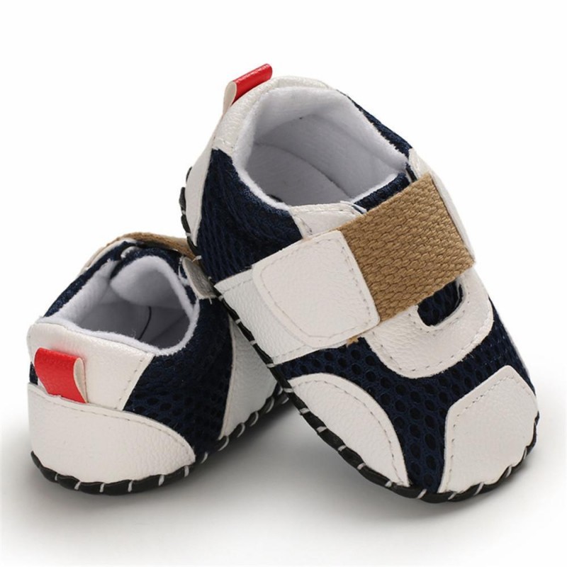 Baby Boys Non-slip Magic Tape Flat Toddler Shoes