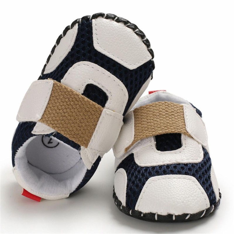 Baby Boys Non-slip Magic Tape Flat Toddler Shoes