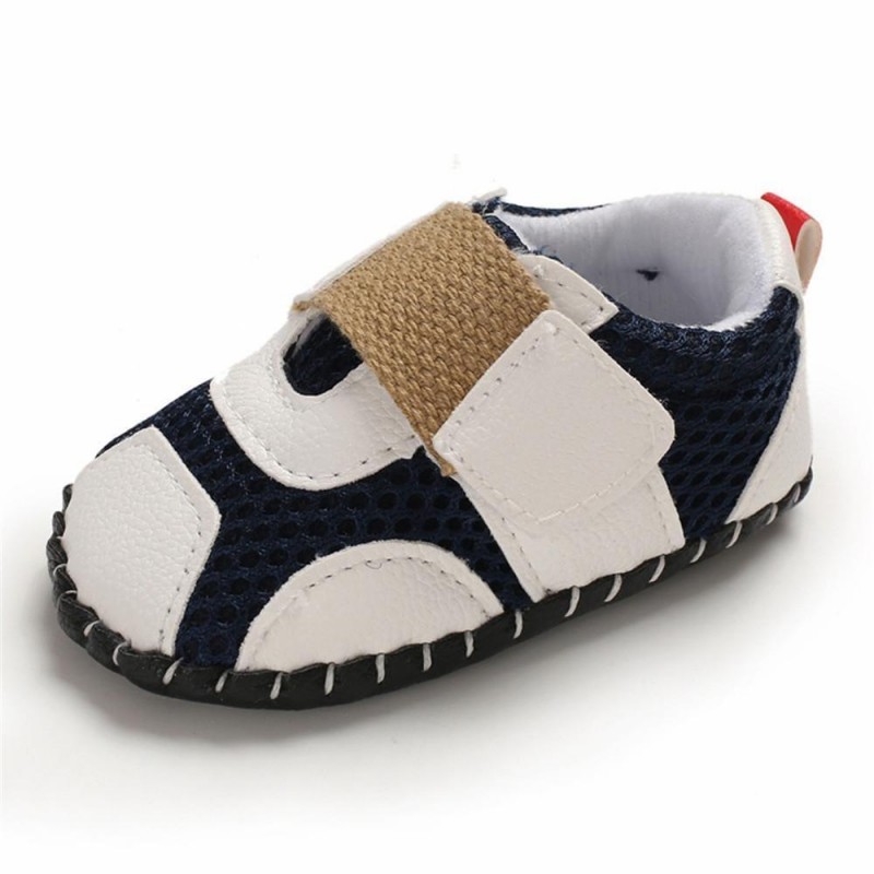Baby Boys Non-slip Magic Tape Flat Toddler Shoes
