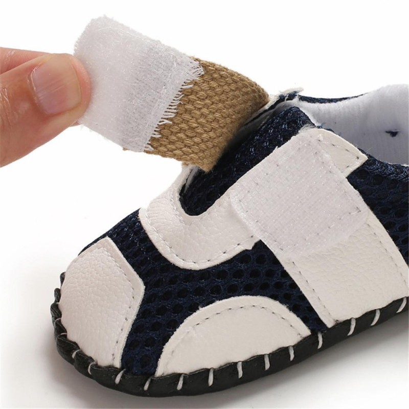 Baby Boys Non-slip Magic Tape Flat Toddler Shoes