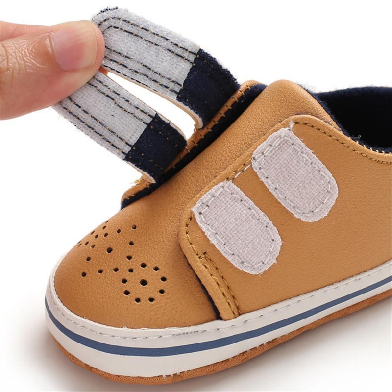 Baby Boys Non Slip Magic Tape Sneakers Baby Boy Shoes