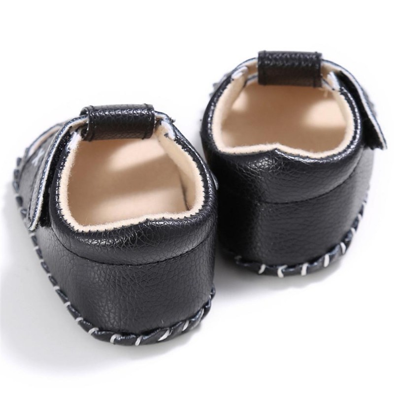 Baby PU Hollow-out Magic Tape Non-Slip Sandals Baby Shoes