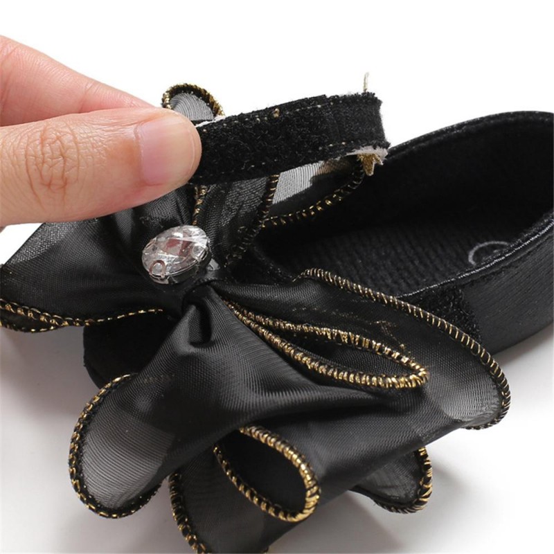 Baby Princess Bow Decor Magic Tape Star Sandals Kids Shoes