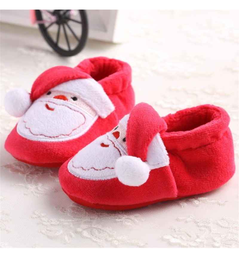 Baby Girls Santa Clous Christmas Casual Shoes
