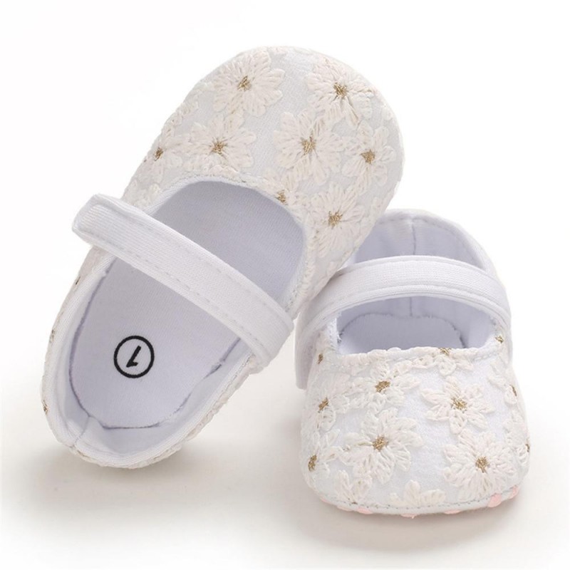 Baby Girls Solid Magic Tape Casual Girls Shoes 