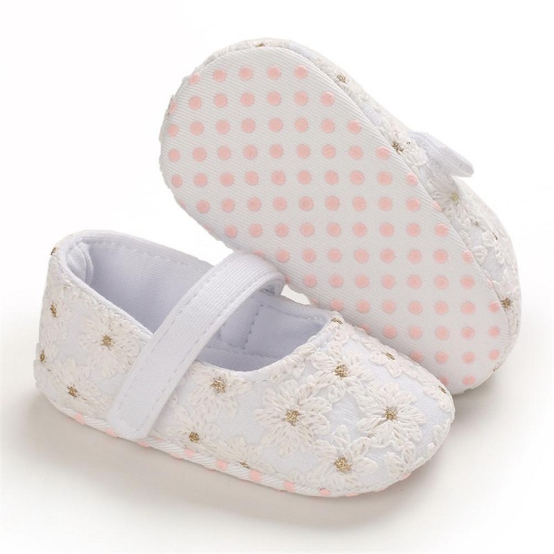 Baby Girls Solid Magic Tape Casual Girls Shoes 