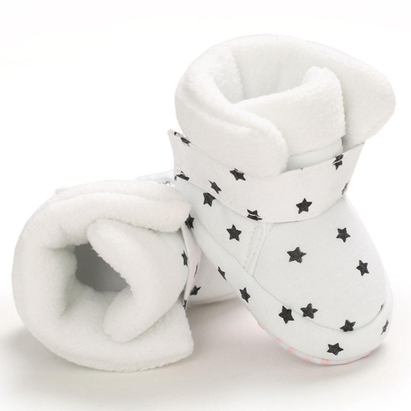 Baby Girls Star Magic Tape Snow Boots Kid Shoes