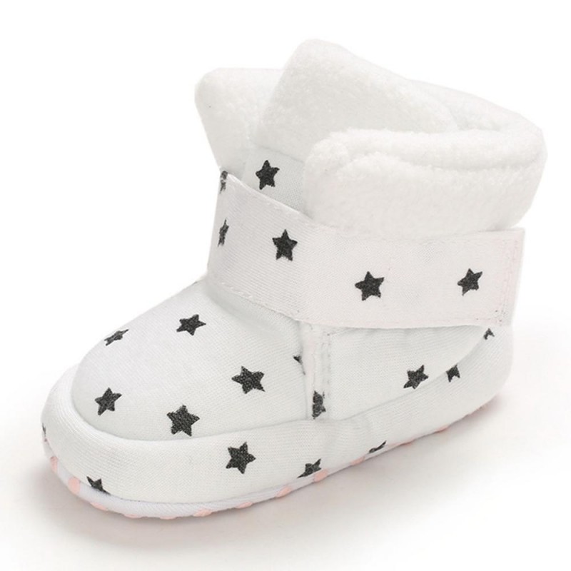 Baby Girls Star Magic Tape Snow Boots Kid Shoes