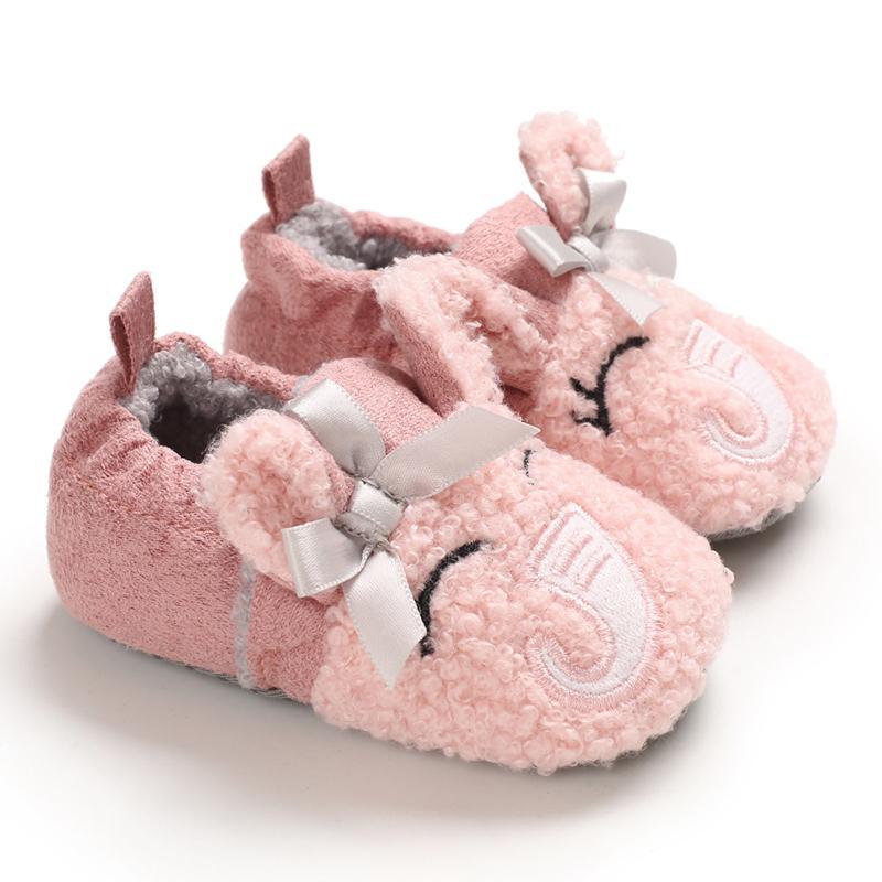 Set of Feet Thick Shoes for Baby Girl