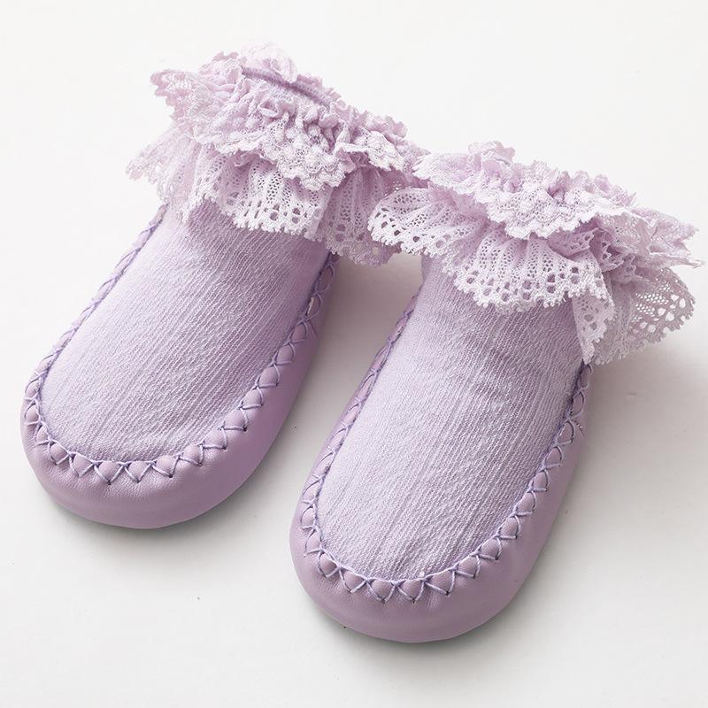 Baby Lace Girls Footwear Floor Shoes Children's Clothing