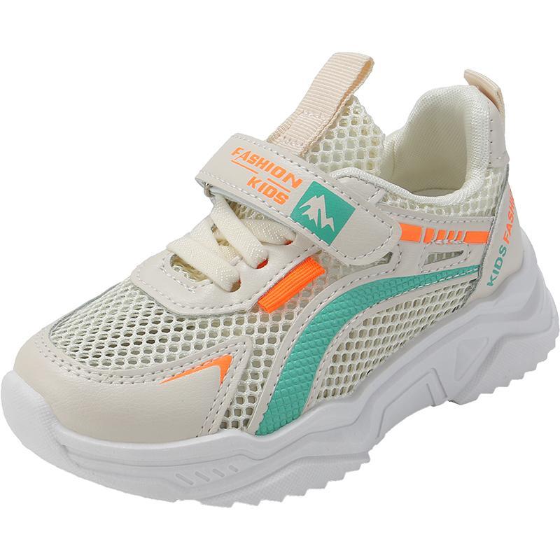 baby clothes suppliers Kid Boy's Letter Pattern Mesh Surface Sports Shoes 